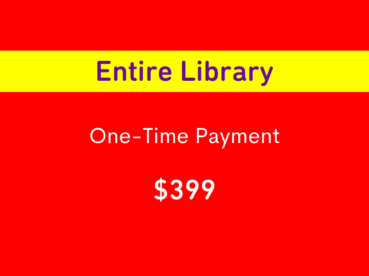 Lifetime Access to The Entire Library (90 Courses)